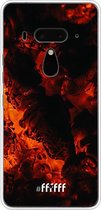 HTC U12+ Hoesje Transparant TPU Case - Hot Hot Hot #ffffff