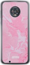 Motorola Moto G6 Hoesje Transparant TPU Case - Pink Sync #ffffff