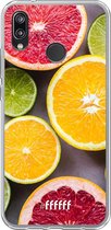 Huawei P20 Lite (2018) Hoesje Transparant TPU Case - Citrus Fruit #ffffff