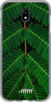 Samsung Galaxy J7 (2017) Hoesje Transparant TPU Case - Symmetric Plants #ffffff