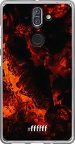 Nokia 8 Sirocco Hoesje Transparant TPU Case - Hot Hot Hot #ffffff