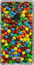 Nokia 8 Sirocco Hoesje Transparant TPU Case - Chocolate Festival #ffffff