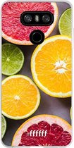 LG G6 Hoesje Transparant TPU Case - Citrus Fruit #ffffff