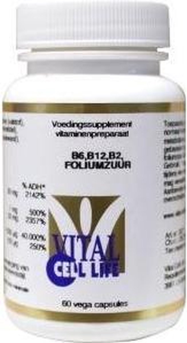 Bol Com Vital Cell Life B B B Foliumzuur Capsules Vitaminen