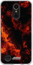 LG K10 (2017) Hoesje Transparant TPU Case - Hot Hot Hot #ffffff