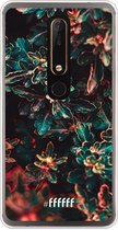 Nokia 6 (2018) Hoesje Transparant TPU Case - Ornament #ffffff