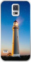 6F hoesje - geschikt voor Samsung Galaxy S5 -  Transparant TPU Case - Lighthouse #ffffff