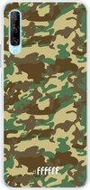 Huawei P Smart Pro Hoesje Transparant TPU Case - Jungle Camouflage #ffffff