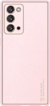 Dux Ducis Yolo Series Samsung Galaxy Note 20 Hoesje Backcover Roze