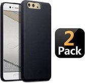 Telefoonhoesje - Back Cover - Geschikt Voor Huawei P10 - Zwart