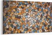 Schilderij - Kleurige geometrische vormen — 90x60 cm