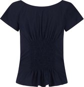 Collectif Constance 40's Denim Top Navy