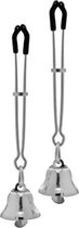 Chimera Adjustable Bell Nipple Clamps - Master Series - Zilver - Tepelklemmen