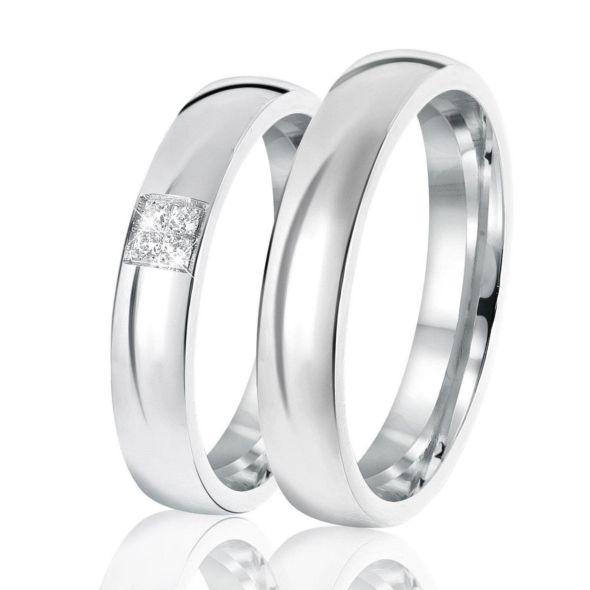 Lucardi Heren Vriendschapsring Cartagena - Ring - Vaderdag Cadeautje - Echt Zilver - Zilverkleurig