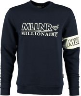 Mllnr millionaire donkerblauwe sweater - Maat M