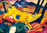 Kunstdruk Franz Marc - Die gelbe Kuh 29,7x21cm