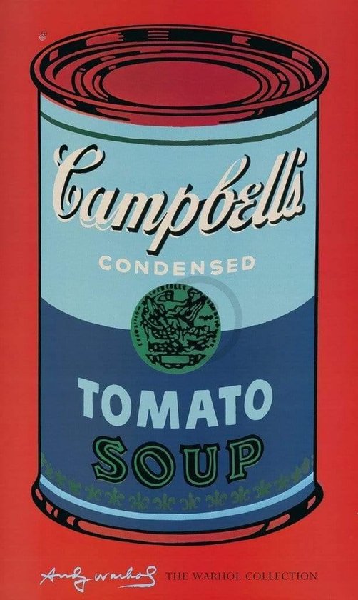 Kunstdruk Andy Warhol - Campbell's Soup 60x100cm