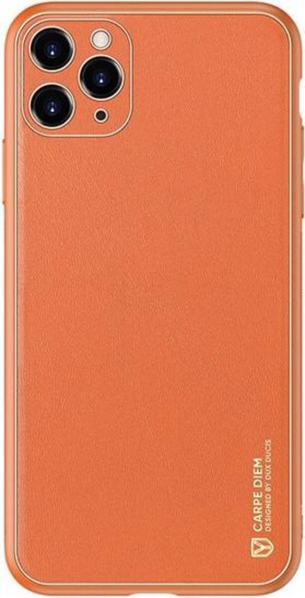 Hoesje geschikt voor iPhone 11 Pro - Dux Ducis Yolo Case - Oranje