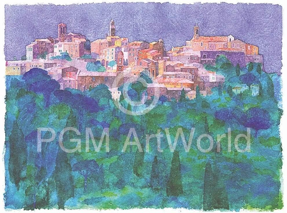 PGM Kunstdruk Ralf Westphal - Montepulciano / Toskana 90x70cm Divers