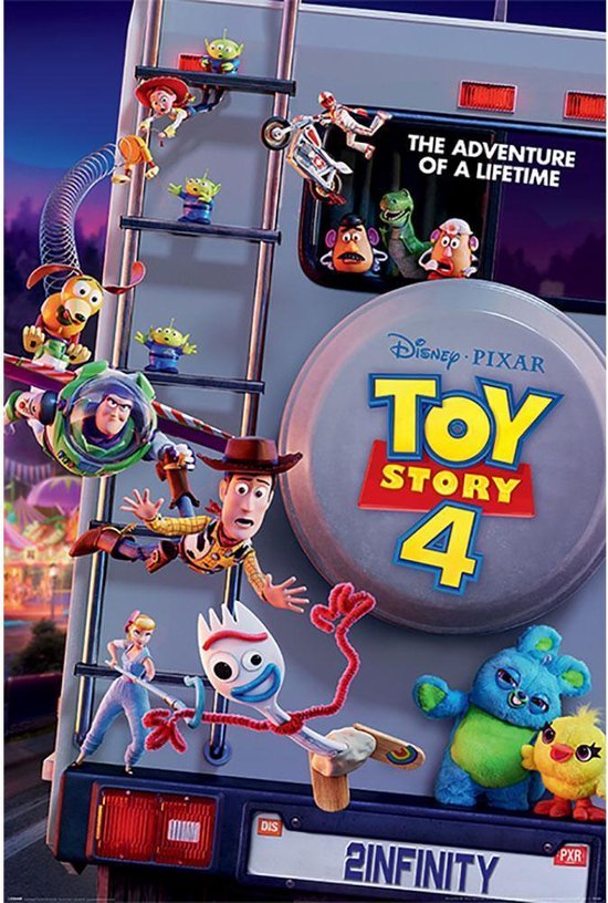 Disney: Toy Story 4 - Adventure of a Lifetime 91 x 61 cm Poster