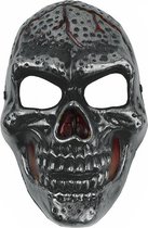 Witbaard Gezichtsmasker Skull Pvc Zilver One-size