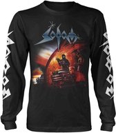 Sodom Longsleeve shirt -M- Agent Orange Zwart