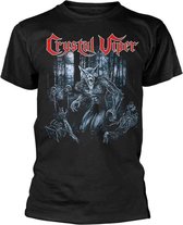Crystal Viper Heren Tshirt -XL- Wolf & The Witch Zwart