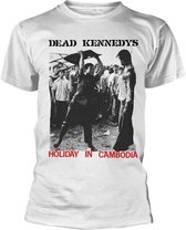 Dead Kennedys Heren Tshirt -XXL- Holiday In Cambodia Wit