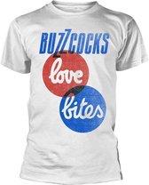 Buzzcocks Heren Tshirt -XXL- Love Bites Wit