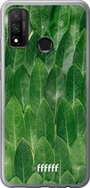 Huawei P Smart (2020) Hoesje Transparant TPU Case - Green Scales #ffffff