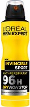 L’Oréal Paris Men Expert Invincible Sport Deodorant - 6 x 150ml
