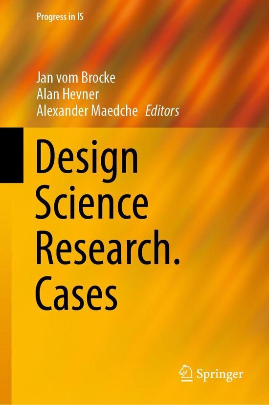 Progress in IS - Design Science Research. Cases - cover