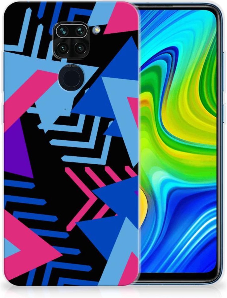 Xiaomi Redmi Note9 TPU Hoesje Funky Triangle