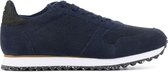 Woden Vrouwen Leren Effen Lage sneakers / Damesschoenen  Ydun Pearl II - Blauw - Maat 41