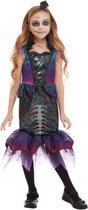 Smiffy's - Zeemeermin Kostuum - Glinsterende Zeemeermin Vissengraat - Meisje - Paars - Medium - Halloween - Verkleedkleding