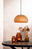 Light & Living Timeo Hanglamp - Bamboe Naturel - Ø36x21 cm