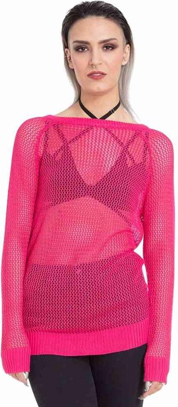 Jawbreaker Sweater/trui Pink Mesh Roze