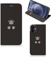 Stand Case Verjaardagscadeau Geschikt voor iPhone 12 Mini Telefoonhoesje Gorilla