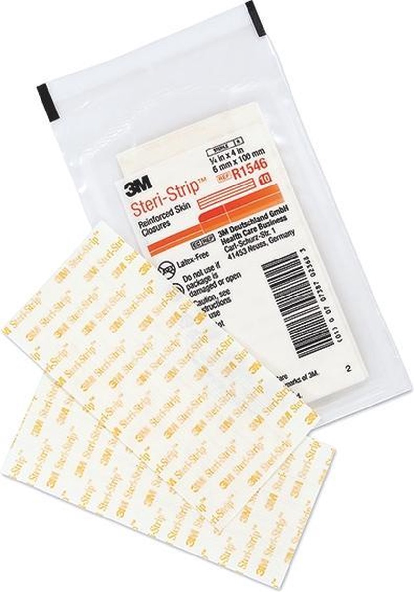 3M Steristrips 6 x 75mm 12x2 strips vel 12 Stuks
