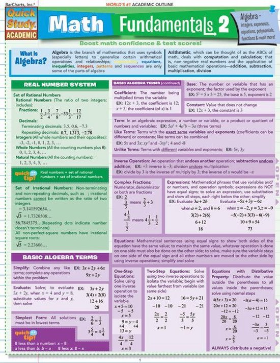 Math Fundamentals 2 - cover