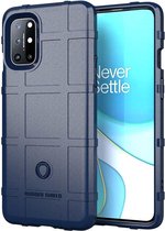 OnePlus 8T Back Cover Hoesje Rugged Armor Blauw