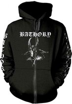 Bathory Vest met capuchon -S- Goat Zwart