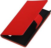 Wicked Narwal | bookstyle / book case/ wallet case Hoes voor Nokia Microsoft Lumia 735 Rood