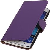 Wicked Narwal | bookstyle / book case/ wallet case Hoes voor Samsung galaxy j7 2015 Paars