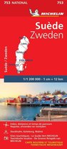 Nationale kaarten Michelin - Michelin Wegenkaart 753 Zweden