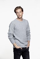 Loop.a life Duurzame Trui Today Men Sweater Heren - Lichtgrijs - Maat M