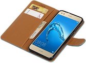 Wicked Narwal | Huawei P9 Lite mini Portemonnee hoesje wallet case D.Blauw
