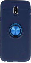 Wicked Narwal | Softcase voor Samsung Galaxy J3 2017 Hoesje met Ring Houder Navy