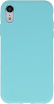 Wicked Narwal | Premium Color TPU Hoesje voor iPhone XR Turquoise