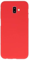 Wicked Narwal | Color TPU Hoesje voor Samsung Samsung Galaxy J6 Plus Rood